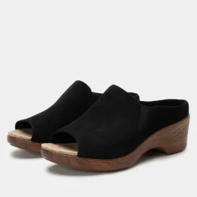 Shilaine Stretch Black Sandal