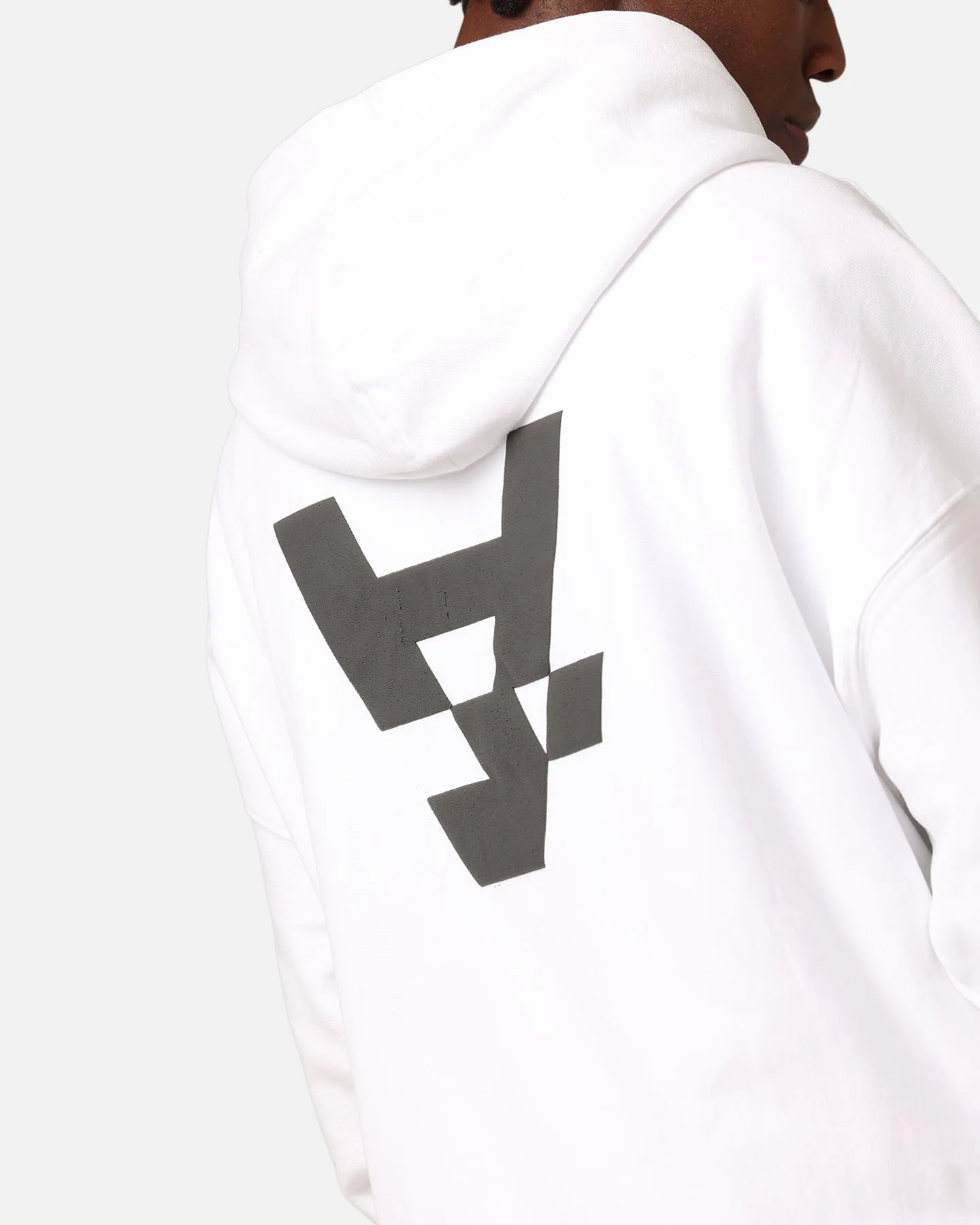 The Anti Order Anti Logo Boxy Hoodie White