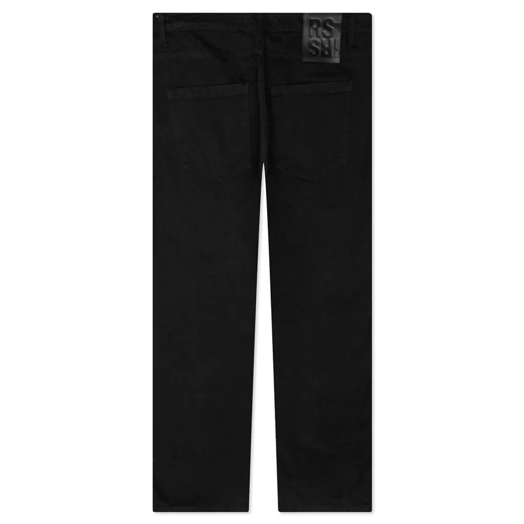 Wide Fit Denim Workwear - Black