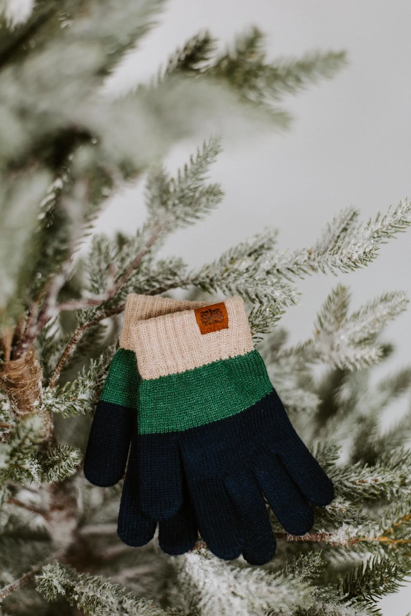 Wonderland Color Block Kids Gloves